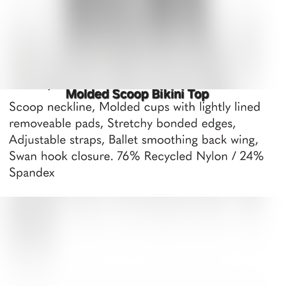 ❤️NWT SKIMS Molded Scoop Top Hipster Bottoms Bikini Swimsuit Black ONYX S M - Picture 11 of 14